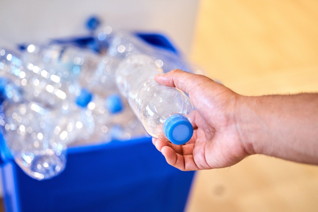 Recycling fles 
