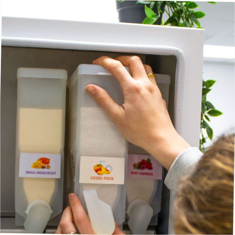 Canister plaatsing refillpoint