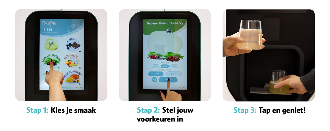 Stappen om te tappen Stappen om te tappen