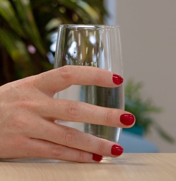 Waterglas van watertap